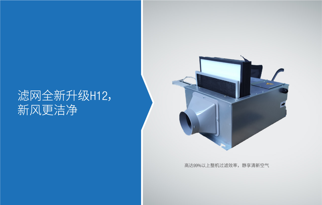 RPM PRO中央单向新风净化方案